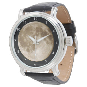 Reloj De Pulsera ¿La luna se hace fuera del queso?