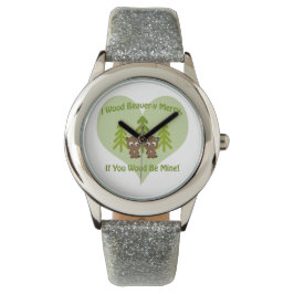 Reloj De Pulsera La madera es preciosa si eres mía