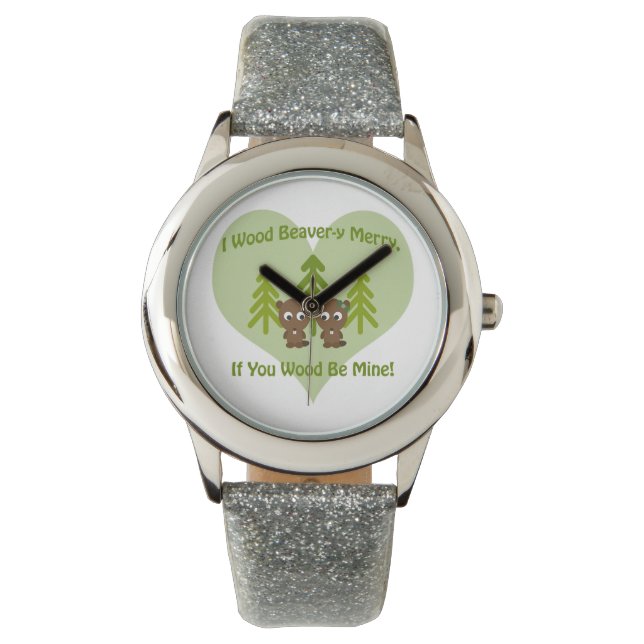 Reloj De Pulsera La madera es preciosa si eres mía (Anverso)