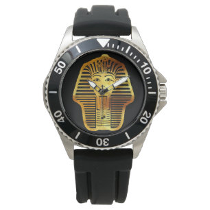 Reloj De Pulsera La Máscara Dorada Egipcia de Tutankamón