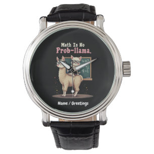 Reloj De Pulsera La matemática no es una inspiración de prob-llama