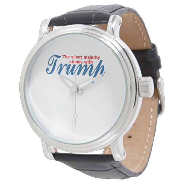 Reloj De Pulsera La mayoría silenciosa apoya a Trump (Angular)