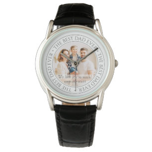 Reloj De Pulsera La Mejor Foto Clásica Moderna de Papá