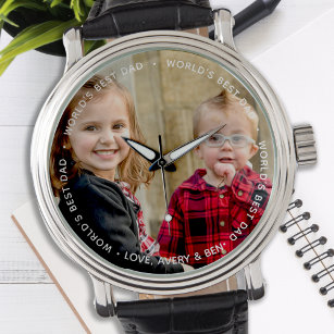 Reloj De Pulsera La mejor foto de estilo de papá del mundo