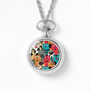 Reloj De Pulsera La muchedumbre de gatos