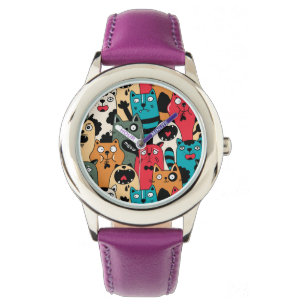 Reloj De Pulsera La muchedumbre de gatos