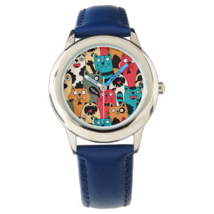 Reloj De Pulsera La multitud de gatos