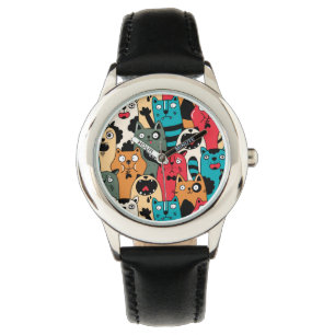 Reloj De Pulsera La multitud de gatos