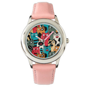 Reloj De Pulsera La multitud de gatos