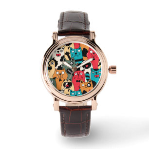Reloj De Pulsera La multitud de gatos
