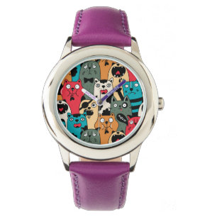 Reloj De Pulsera La multitud de gatos