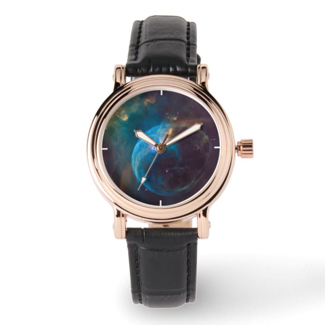 Reloj De Pulsera La Nebulosa Burbuja, Ngc 7635. (Anverso)