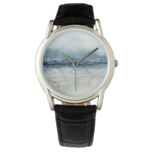 Reloj De Pulsera La niebla del marino - línea de la playa