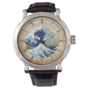 Reloj De Pulsera La onda grande del arte de Kanagawa Hokusai