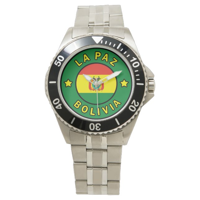 Reloj De Pulsera La Paz Bolivia (Anverso)