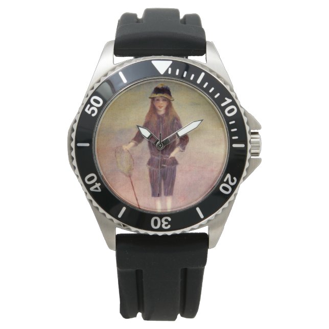 Reloj De Pulsera La pequeña pescadora (de Pierre-August Renoir) (Anverso)
