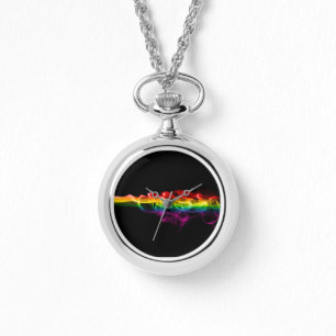 Reloj De Pulsera La pluma de energía de arcoíris de SlipperyJoe atr