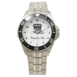 Reloj De Pulsera La policía captura el logotipo