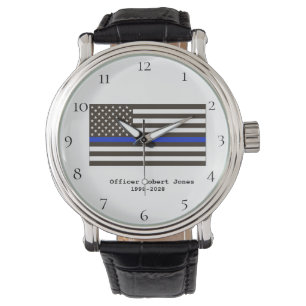 Reloj De Pulsera La policía del *~* sirve a hombres finos de la