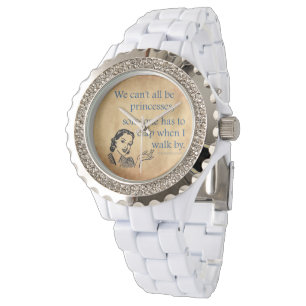 Reloj De Pulsera La princesa de SlipperyJoe aplaude caminar diverti