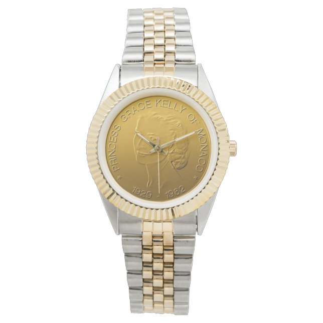 Reloj De Pulsera La princesa Grace Kelly del diseño de Mónaco #gold (Anverso)