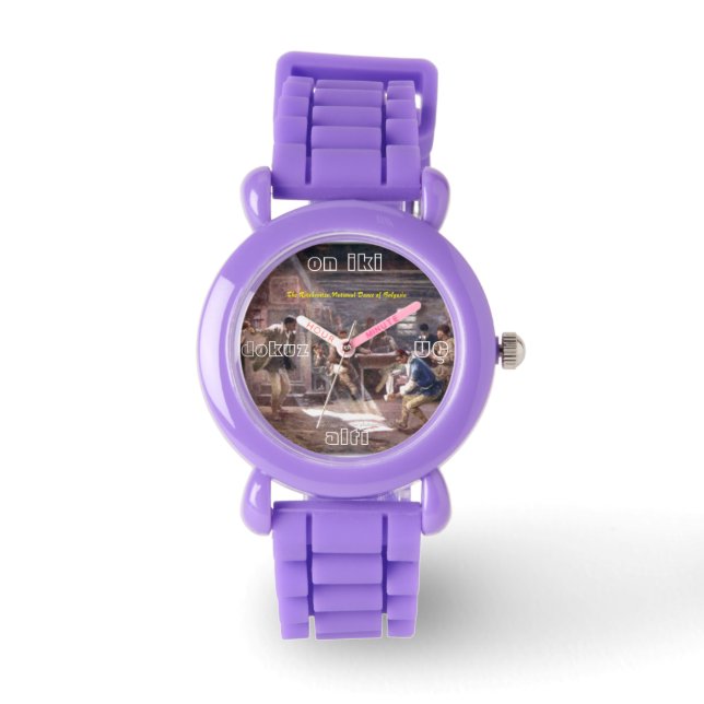 Reloj De Pulsera "La Ratchenitza, Danza Nacional de Bulgaria" (Anverso)