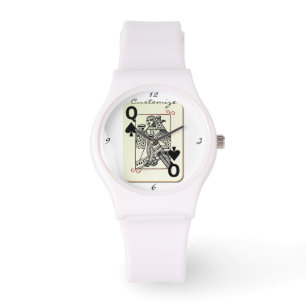 Reloj De Pulsera La reina rubia negra Thunder_Cove