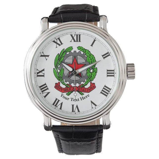 Reloj De Pulsera La República Italiana Personaliza (Anverso)