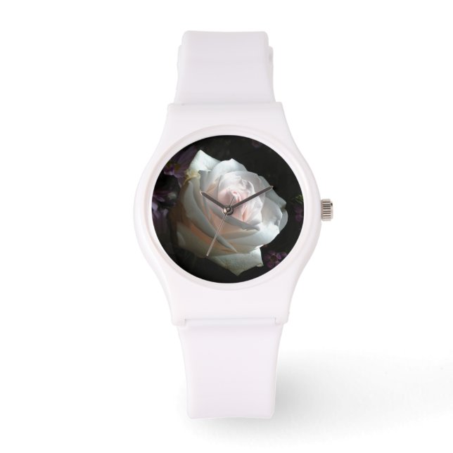 Reloj De Pulsera La Rosa Blanca - (Anverso)