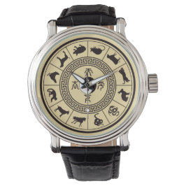 Reloj De Pulsera La rueda tai chi zodiac