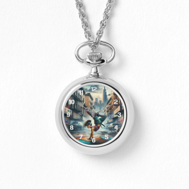 Reloj De Pulsera La silueta de Nueva York (Anverso)