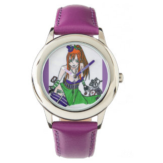 Reloj De Pulsera La sombrerera loca en versión manga