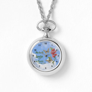 Reloj De Pulsera La Tierra Ríe En Flores Dulce Pea Inspiradora
