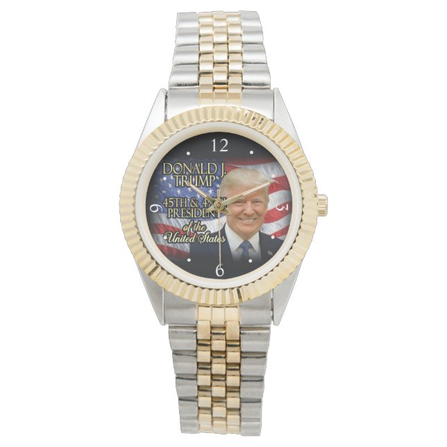 Reloj De Pulsera La toma de mando del presidente Donald Trump (Anverso)