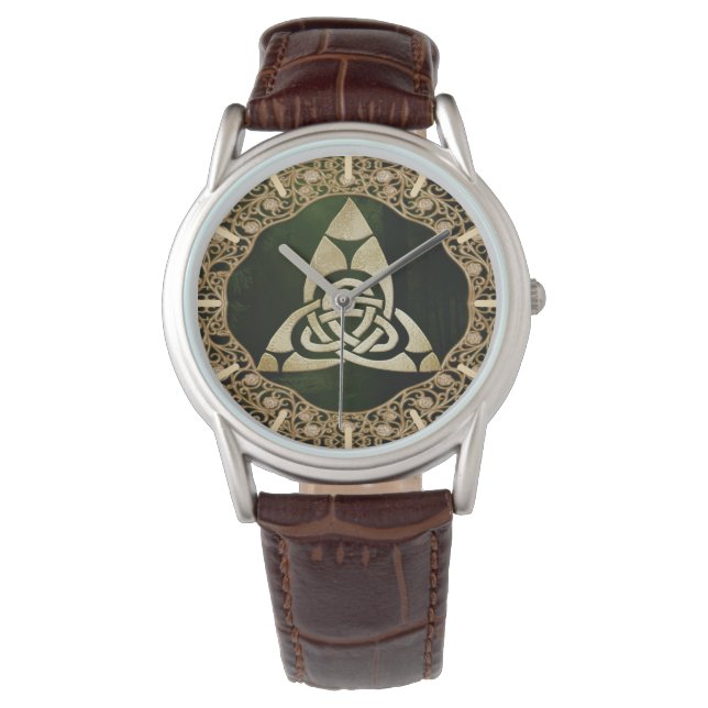 Reloj De Pulsera La Trinidad Celta se nutre de las sombras de los b (Anverso)