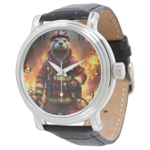 Reloj De Pulsera **"La valentía deslumbrante: El bombero de los des