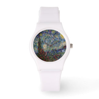 Reloj De Pulsera La víbora Bella Artes estrellada de la noche de lo