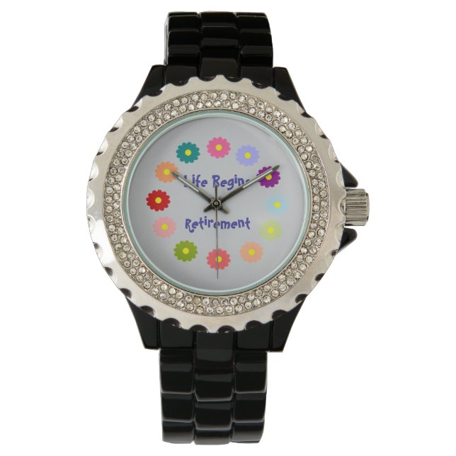 Reloj De Pulsera La vida comienza en la jubilación (Anverso)
