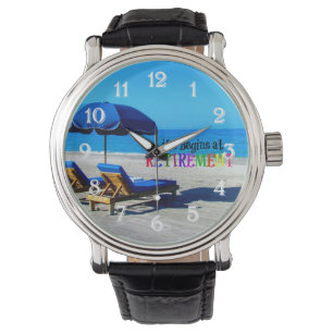 Reloj De Pulsera La vida comienza en la jubilación