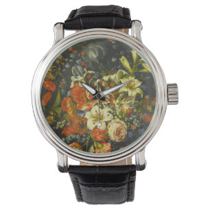 Reloj De Pulsera La vida con flores y fruta