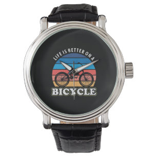 Reloj De Pulsera La Vida Es Mejor En Bicicleta