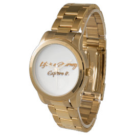 Reloj De Pulsera La Vida Es Un Viaje