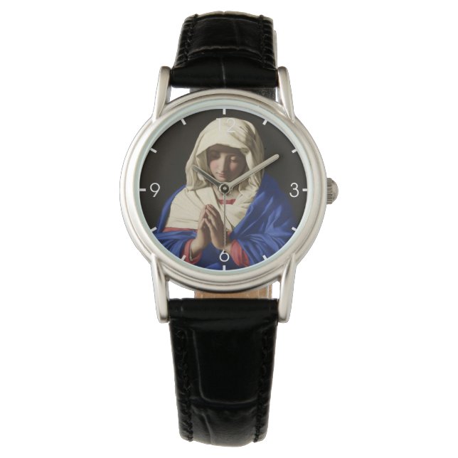 Reloj De Pulsera La Virgen María en la oración (Anverso)