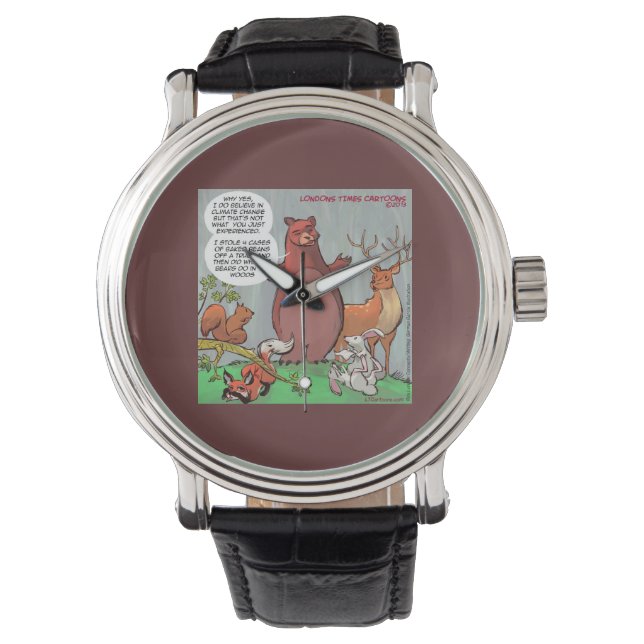 Reloj De Pulsera La Visión De La Vida Silvestre En La Vigilancia De (Anverso)