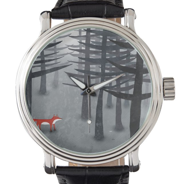 Reloj De Pulsera La zorra y la selva (The Fox and the Forest watch)