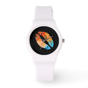 Reloj De Pulsera Labios estilizados #8