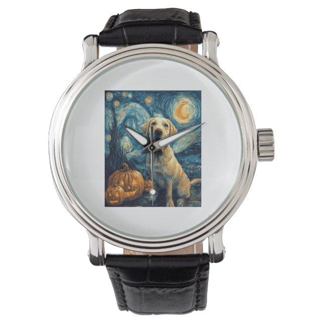 Reloj De Pulsera Labrador Amarillo (2) (Anverso)