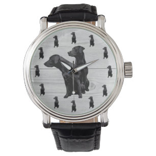Reloj De Pulsera Labrador negro