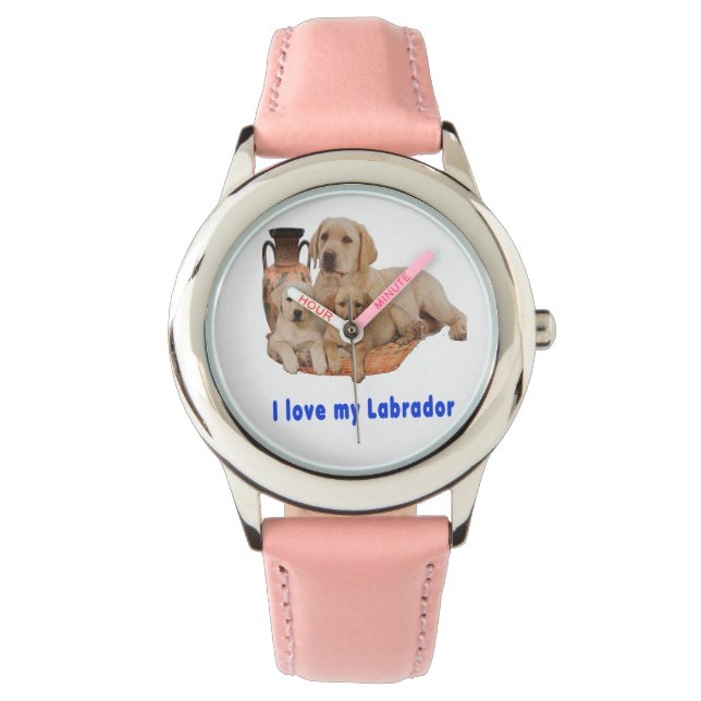 Reloj De Pulsera Labrador Retriever (Anverso)