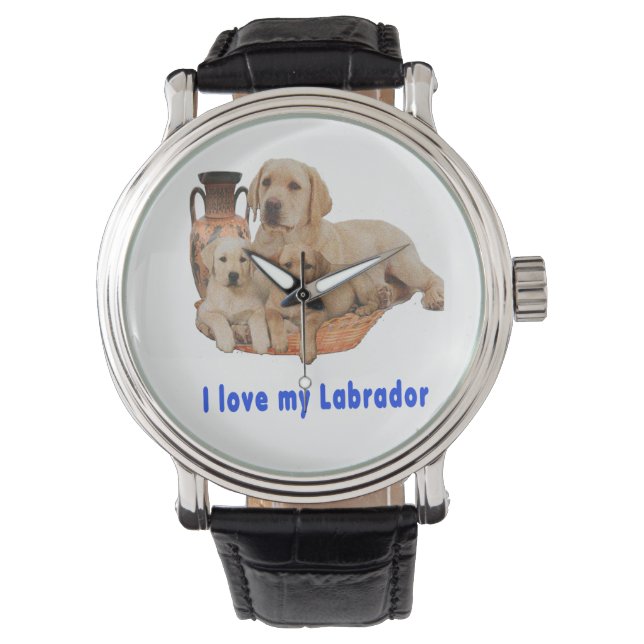 Reloj De Pulsera Labrador Retriever (Anverso)